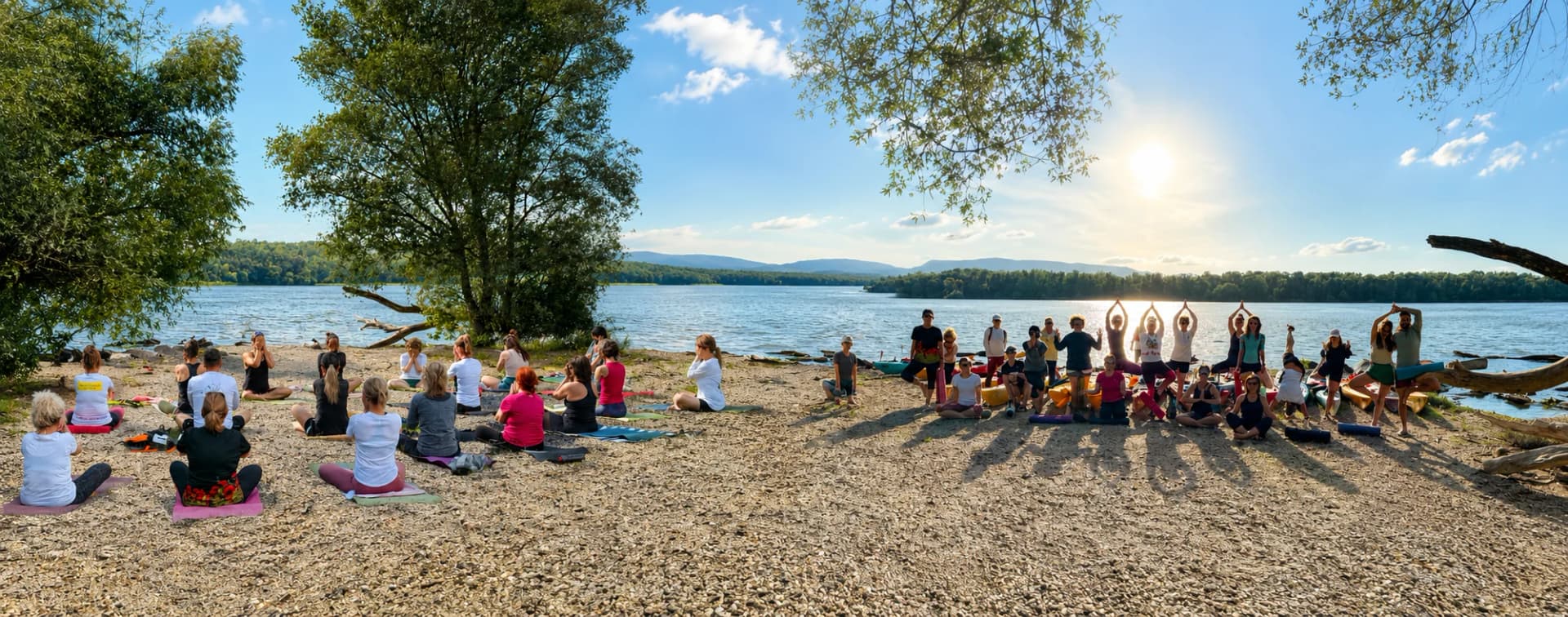 Evezz a szigetre, érkezz meg a fejedbe – Kajak & Jóga a gödi homokszigeten