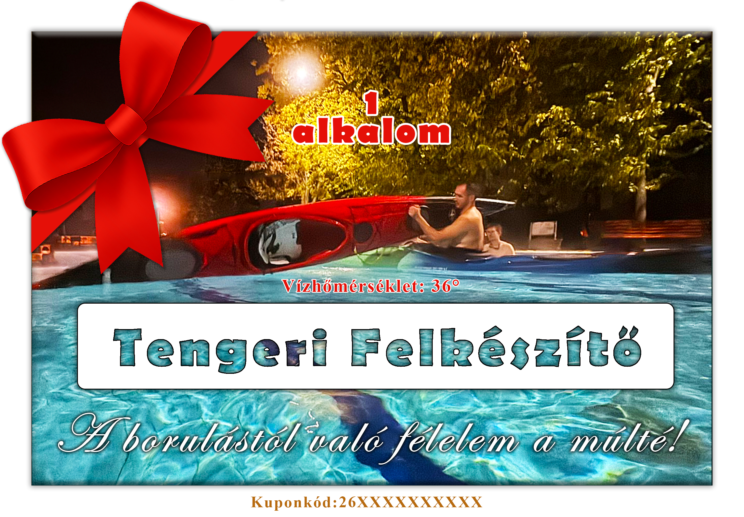 tengeri kajak felkészítő oktatás ajándékutalvány